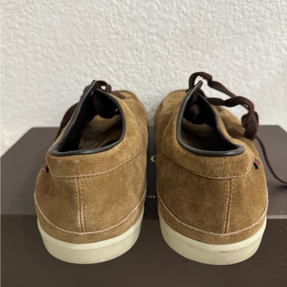 GUCCI Brown Suede Mens Loafers Size 10 - Picture 12 of 15